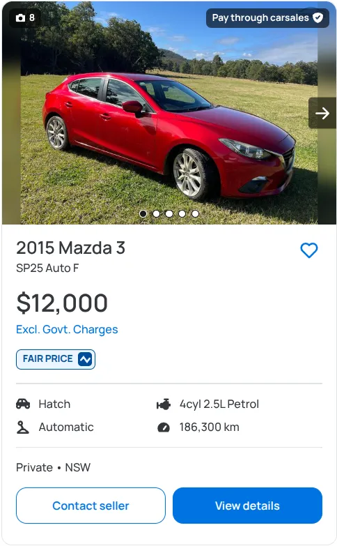 A used car listing worth inspecting